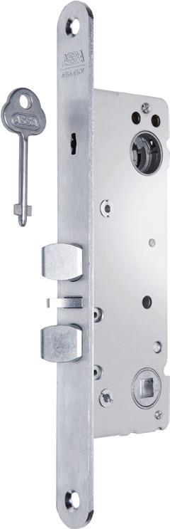 Assa Connect 62 Ett dubbelfallås med split spindle funktion för innerdörrar, lärosalar, kontor, tekniska utrymmen etc. där det finns behov av direkt och bekväm utpassering.