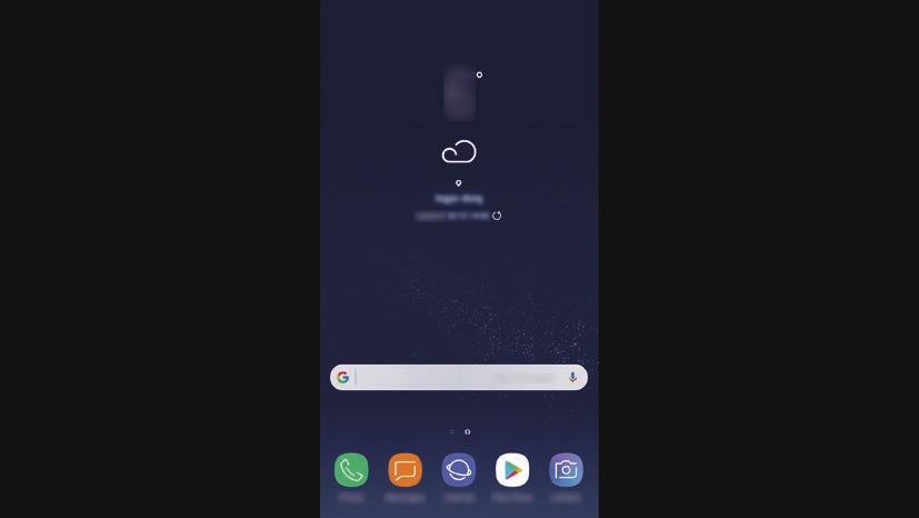 Appar och funktioner 6 Välj det önskade skärmläget på din smarttelefons skärm. Du kan välja mellan Samsung DeXläge eller Screen mirroring-läge.