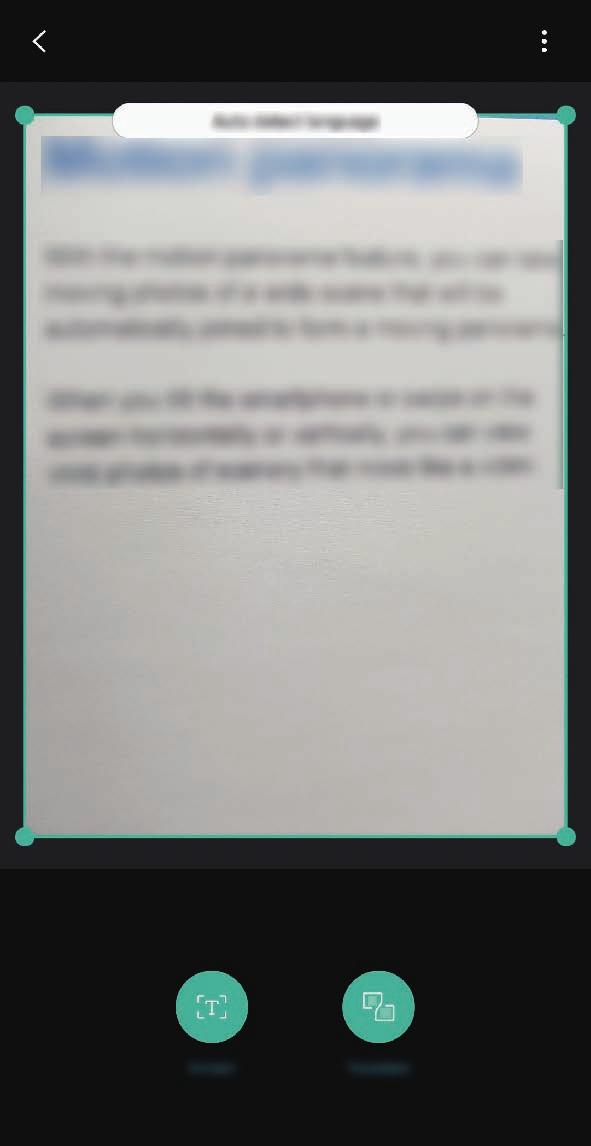 Appar och funktioner Identifiera och översätta text Identifiera och spara information på visitkort eller identifiera text i en bild för att dela eller översätta den.