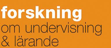 forskning om undervisning och lärande. 2018: 1 vol.