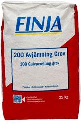 Pumpbar avjämning, normaltorkande INNAN DU BÖRJAR GOLV 200 Avjämning Grov Cementbaserad, normaltorkande och pumpbar avjämningsmassa för underlag av betong, lättbetong, sten och keramik.
