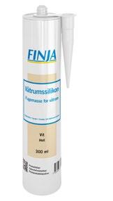 Fog FIX & FOG Våtrumssilikon Högelastisk fogmassa till rörelsefogar vid keramiska beläggningar i våt- och torrutrymmen inom- och utomhus. Produkten är även lämplig till natursten och marmor.