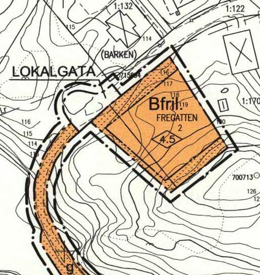 Plandata Läge Planområdet är beläget norr om Rådasjön, cirka 2,5 kilometer från Mölndals innerstad. Detaljplanen avser fastigheten Fregatten 2.