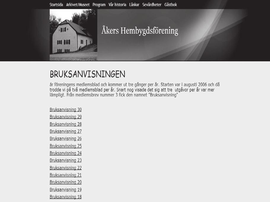 20 maj Bruksarkivet öppnar för säsongen med utställning om Hjulhuset.