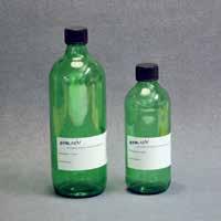 AL286: Steril 00 ml plastflaska med blå kork för mikrobiologiska vattenanalyser.