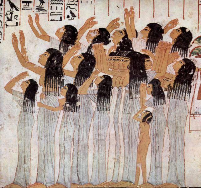 Mot nya horisonter Det dröjde ända till 2000 år före vår tidräkning innan människan åter började intressera sig för måleri. Denna gång i Egypten.