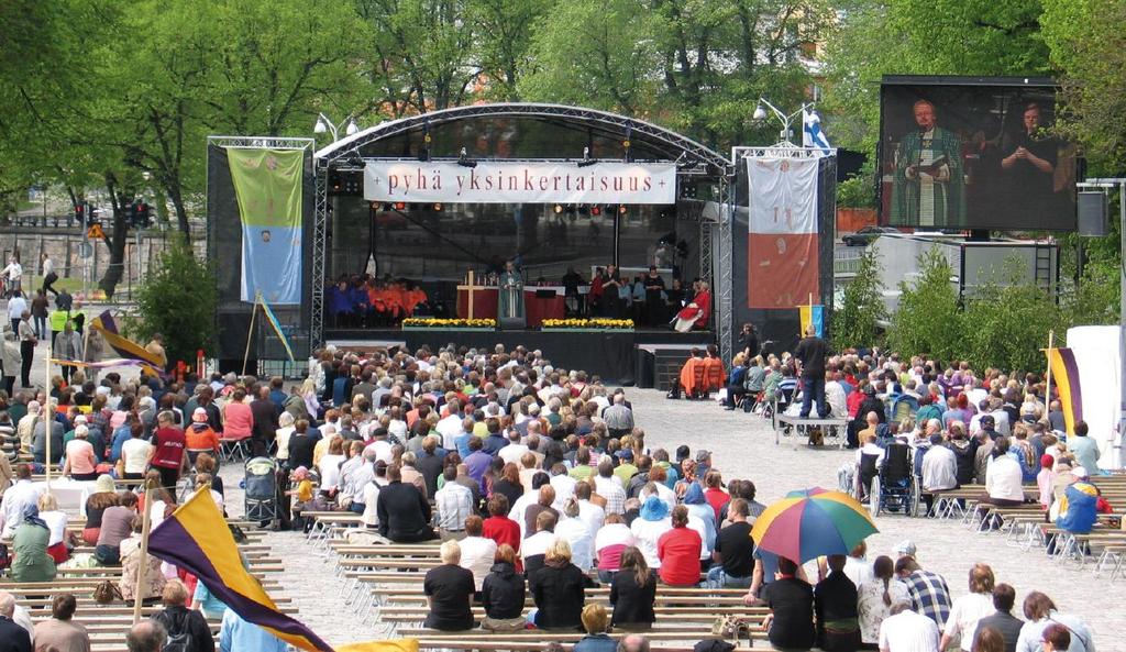 LUKAS EVANGELIUM PÅ TECKENSPRÅK Kyrkomötet i Åbo i maj 2007 godkände