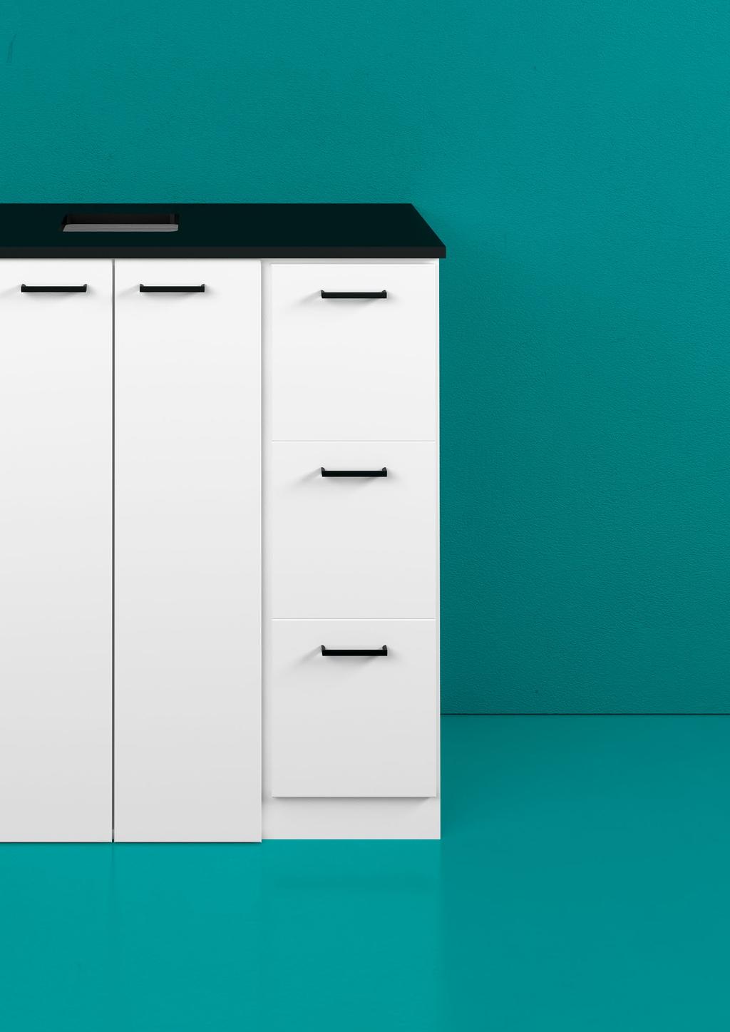 CombiLine miljödisk Miljödiskar bestående av flera moduler som lätt kombineras för att täcka hela företagets avfallshantering.