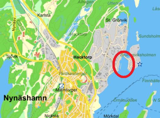 4 Nynäshamn Oljehamn (Kaj 1-4): Adress: Oljehamnsvägen Nynäshamn (GPS N 58 54, 00 E 017 57, 97) Till Position 1.
