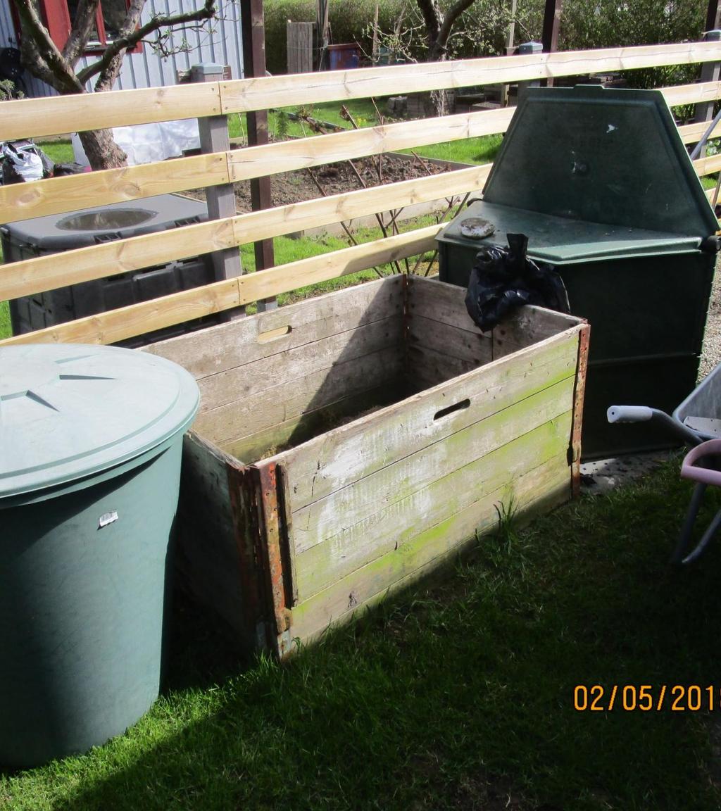 Lägga kompost Samlar