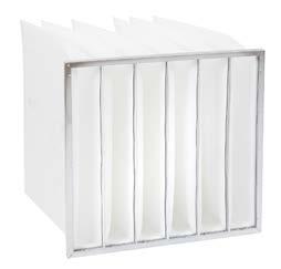 PÅSFILTER MEDIUMFILTER RESAC M5 VZ PÅSFILTER SYNTET RESAC M5-F8 -Resac M5 VZ - Påsfilter av syntetfiber / polyester -Resac M5, M6, F7 och F8 - Påsfilter med syntetfibermedia Resac Filterklass EN 779