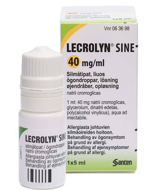 Lecrolyn sine Konserveringsfritt alternativ i flaska Ersätter Lecrolyn/Lomudal på Skånelistan Kan användas av kontaktlinsbärare