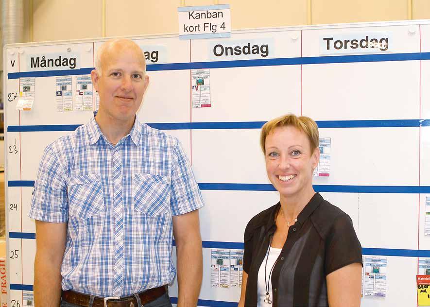 Det finns avsatt tid för flödesgrupperna en gång i veckan för att diskutera och arbeta i förbättringsgrupper, oavsett hur mycket vi har att göra.