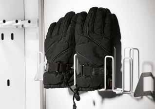 Tillbehör Handskhållare SAP-kode: 287031 Utrustad med 14 bygelhållare i 2 rader