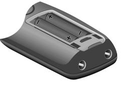 Komma igång Börja använda handenheten Displayen skyddas av en plastfolie. Ta av skyddsfolien! Sätta i batterierna och stänga batterilocket Varning!