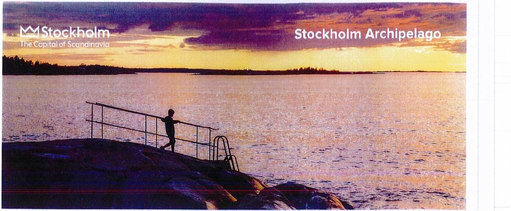 Stockholm Archipelago En stärkt besöksnäring i Stockholms skärgård Årsrapport 2017 Snledning Stockholm Archipelago (SA) är en långsiktig regional samverkan med syfte att skapa förutsättningar för en