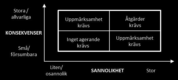 Finns mekanismer för återkoppling? Tillsyn Hela processen för intern styrning och kontroll måste övervakas. Görs det systematiska kontroller? Rapporteras avvikelserna till berörda i ledningen?