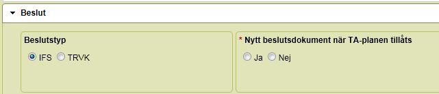 Tilldelad. Här är det en ny ägare av TA, det är nu den entreprenör som vann anbudsgivningen som är ägaren. (Kom ihåg personliga inställningar) Tillståndsprövas.