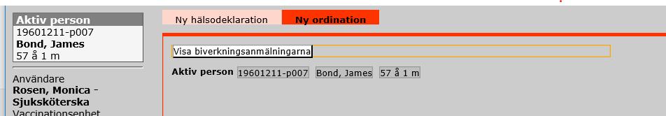 Ett samtycke (medgivande) behöver inhämtas från patienten innan det är möjligt att läsa den rapporterade biverkan (biverkansanmälan).