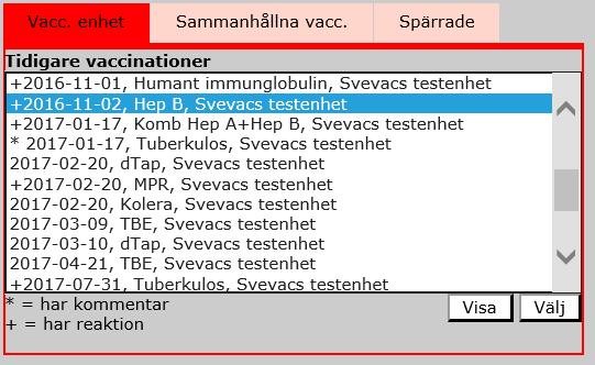 Val av Visa