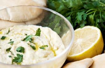 SNABBA FAKTA Hummus på gula ärtor 2 dl gula ärtor (torkade) 1 vitlöksklyfta 2 msk olivolja 1 msk citronsaft 1 tsk spiskummin + salt och vitpeppar n Gör så här: 1.
