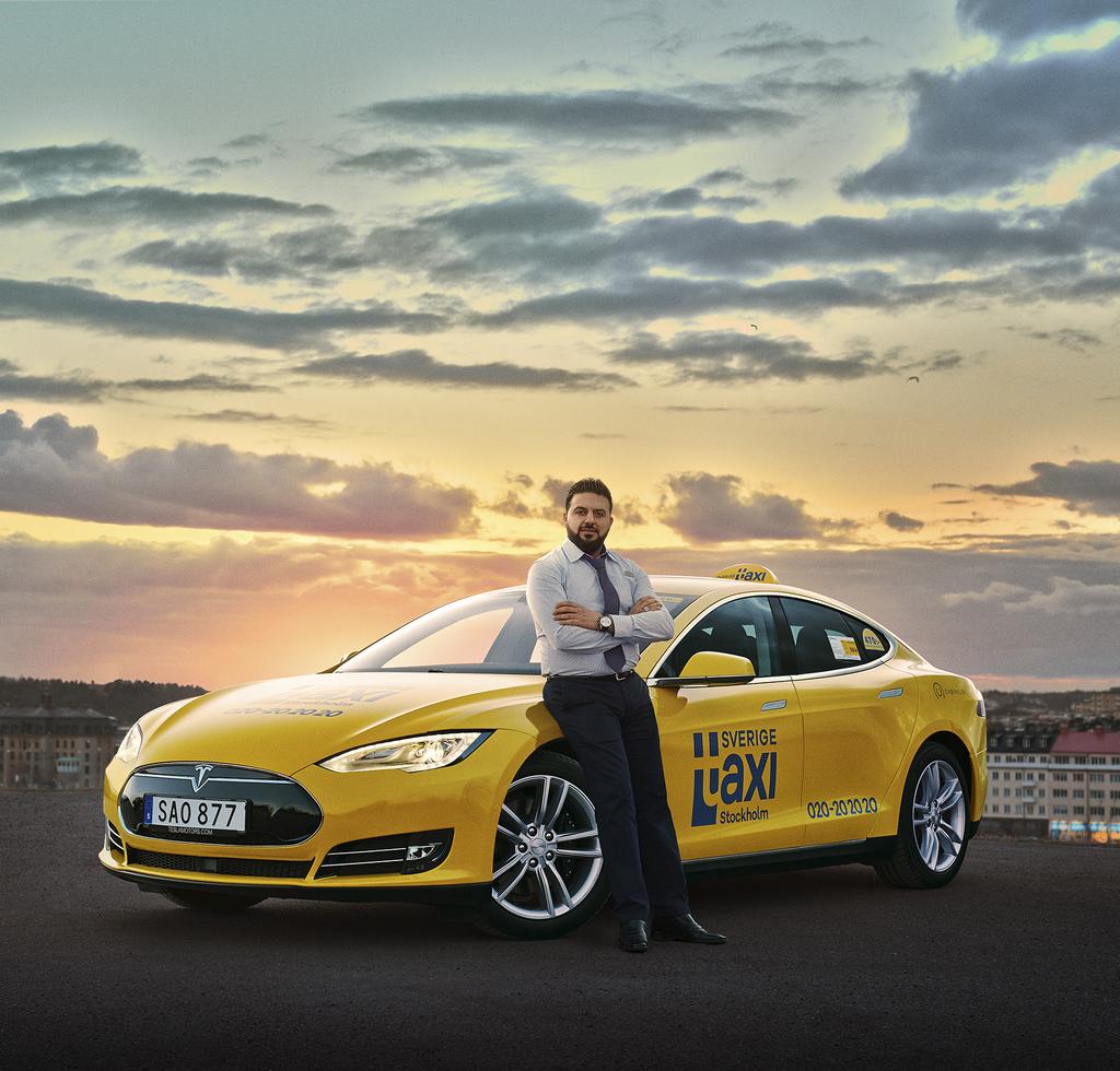 För att den gröna omställningen inte ska stanna vid politiska ambitioner har den svenska taxinäringen länge haft miljön i tanken. Många taxibilar drivs förnybart, till exempel med biogas.