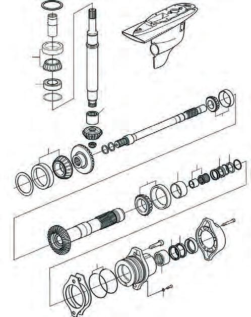 120 Drevdelar Drive parts Underhus/Lower