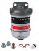 Filter Filters INNEHÅLL 237 Bränslefiltersats CAV Fuel filter kit CAV Vattenavskiljande bränslefilter Water separating fuel filter Nya Modellen/New model Med 1/2 x 20 UNF gänga/with 1/2 x 20 UNF