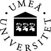 UMEÅ UNIVERSITY Dept.