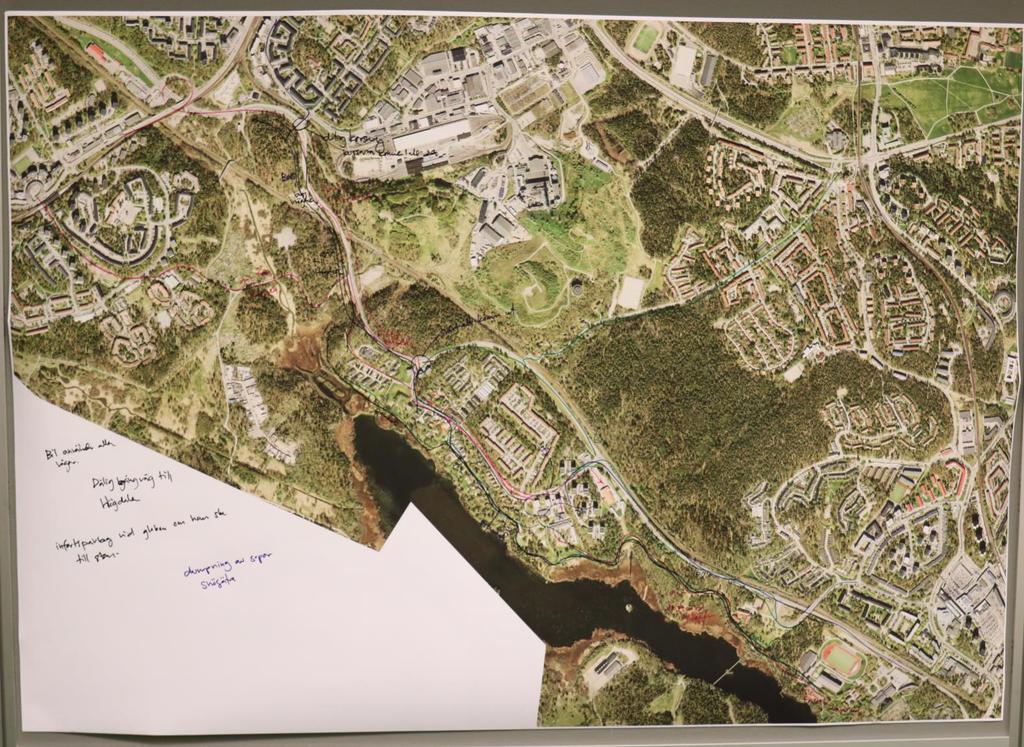 Resmönster Bil från Farsta till Fagersjö Bil från Rågsved till Fagersjö Går från Rågsved via kolonilotterna Går promenadvägen från Fagersjö till Farsta Går mellan Lidl och fritidsgården Buss från