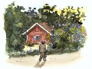 På våren 1934 knackade gårdfarihandlaren och södertörnskildraren Viktor Petterson på hos den 87-årige Per Erik och fick berättelsen om att Per Erik som 8-åring tagit sig till Galgstenen och upplevt