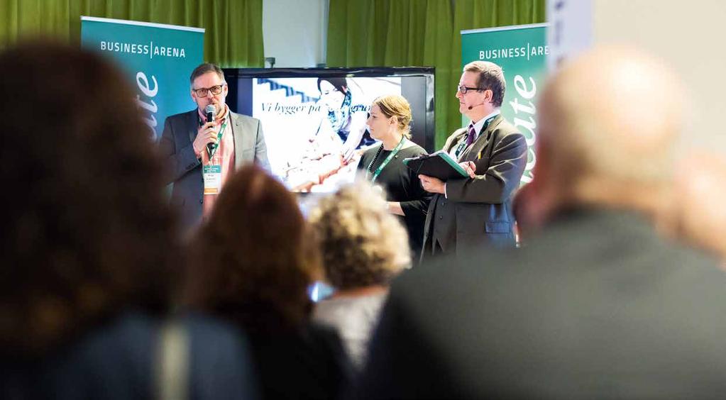 #BUSINESSARENA I en trevlig fysisk miljö under Business Arena Malmö kommer representanter från olika kommuner i södra Sverige i kortfattad form att berätta om aktuella planer och projekt.