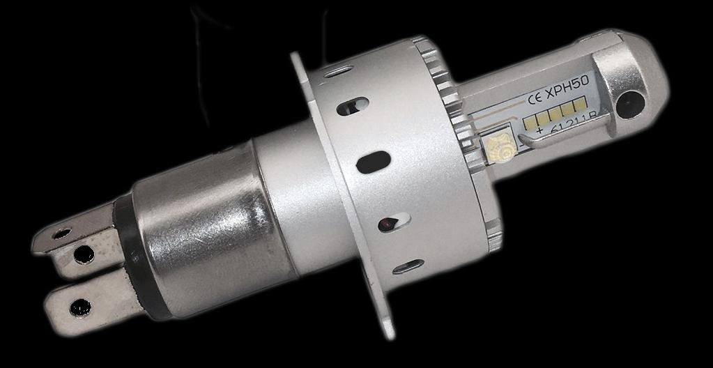 Då LED inte behöver värmas upp på samma sätt som Xenon, så erhåller man en blixtsnabb direktupptändning till skillnad från Xenon. En original halogenlampa för halvljus ger ca: 1000Lumen.