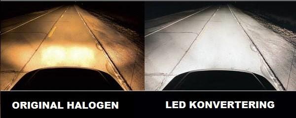 På vissa fordon där originallampan först fästes i en adapter som sedan monteras på strålkastaren, passar dock ej dessa lampor då kylanordningen i bakkanten av lampan omöjliggör denna montering.