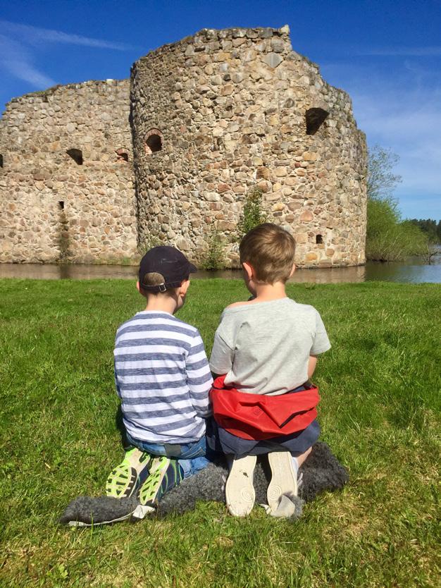Vi ställer frågor som: Var det en viking som reste runstenen vid domkyrkan? Vem gömde och glömde den medeltida silverskatten?