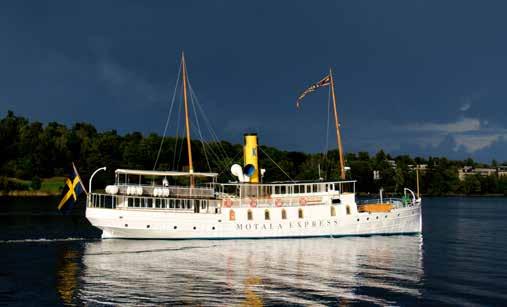 foto Ragnar Magnander MOTALA EXPRESS Stockholm Längd: 35.66 m Rederi: Ångf. Stockholms Omgifningar AB Bredd: 6.64 m Adress: 191 81 Sollentuna Byggår, varv: Jönköpings Mek.