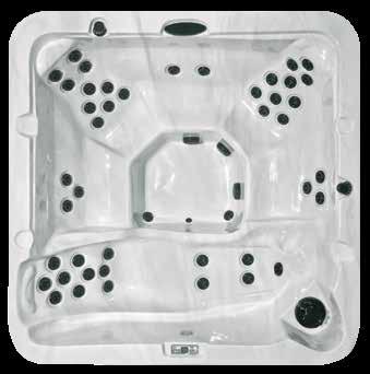 BEAR ESSENTIAL CLASS BAFFIN V: 1450 liter 383 US gallons W: 218 cm 86 H: 102 cm 40 L: 218 cm 86 W L Jetsstrålar 45 Pump 2 H Där komfort och mångsidighet möter varandra, hittar du Baffin från Arctic