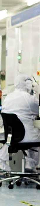 Linjebredd i nanometer Halvledarstrukturerna blir mindre och mindre. Finns det någon möjlighet att uppnå lägsta partikelantal i närheten av storleken 10 nanometer?