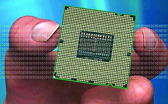 Nu förbereder industrin för 22 nanometer och därefter 16 och har även långsiktiga planer för 8 nanometer. På denna komponent kan tusen långfilmer lagras.