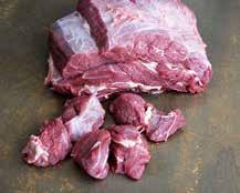 Grisarna är uteslutande av rasen Duroc som ger ett mört och marmorerat kött.