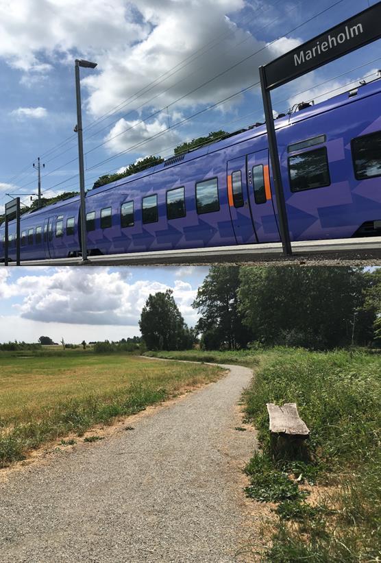 Att bo i Marieholm Endast sex minuter med tåg från Eslövs station och 17 minuter från Lund ligger Marieholm.