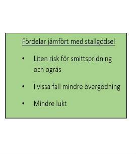 Stöd kan ges till lantbrukare för att dessa ska ta emot biogödsel. Om biogödseln inte avvattnas behöver den lagras och detta kräver investeringar.