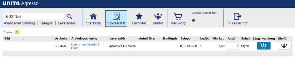 Beställning av läkemedel utan specifikt varunummer Extempore- och licensläkemedel som saknar specifikt varunummer beställs på ett generellt varunummer i e-handeln.
