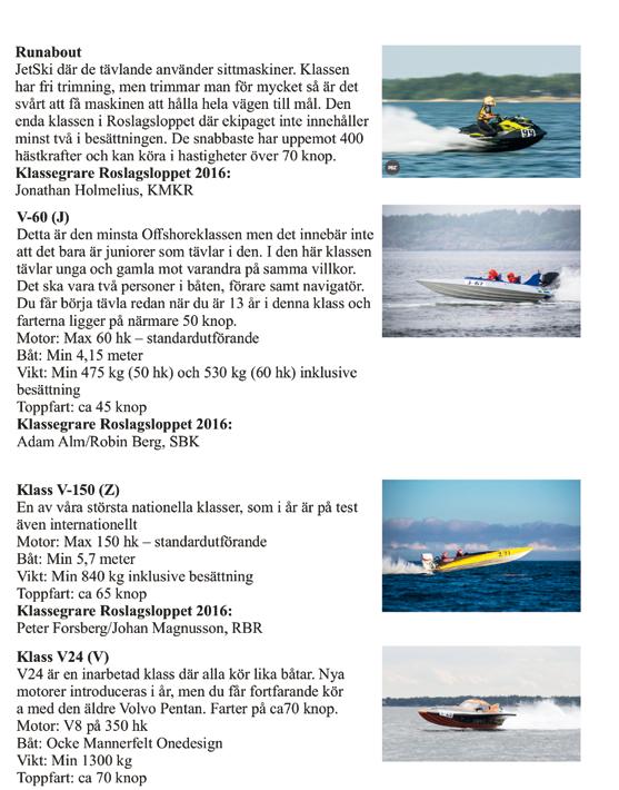 Cavieres Valencia, SBRC KLASS V-150 (Z) Har varit en av våra största nationella klasser och kanske kan bli igen?