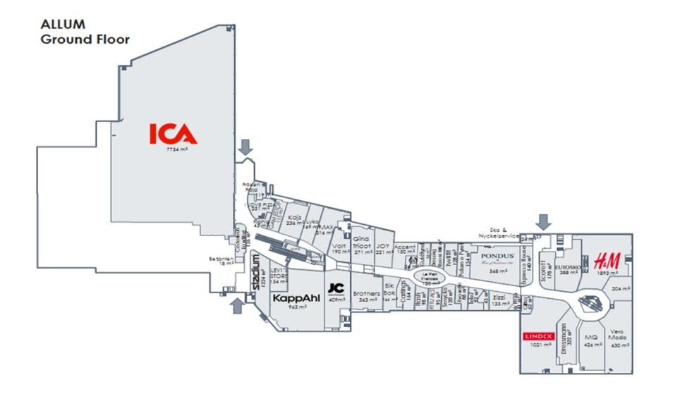 EVENTYTA 5, PLAN 2, VID ICA MAXI / BRIGGEN