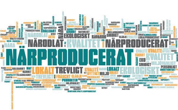 De tre mest förekommande orden är: Närproducerat (112 ggr) Kvalité (109 ggr) Ekologiskt (63 ggr) Det finns stora likheter med vad producenterna uppgav men med större diversitet och även fler