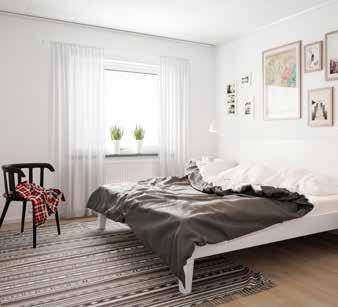 sovrum med dörrar att stänga? Här uppe finns det flexibilitet, eftersom vi kan göra om allrummet till ett sovrum om du vill.