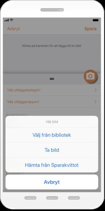 bildbibliotek eller hämta ett digitalt kvitto via tjänsten Sparakvittot.