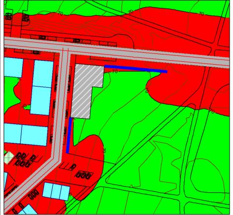 Dimensionerande för lämplighet av lekplats utomhus blir maximala trafikbullernivåer från