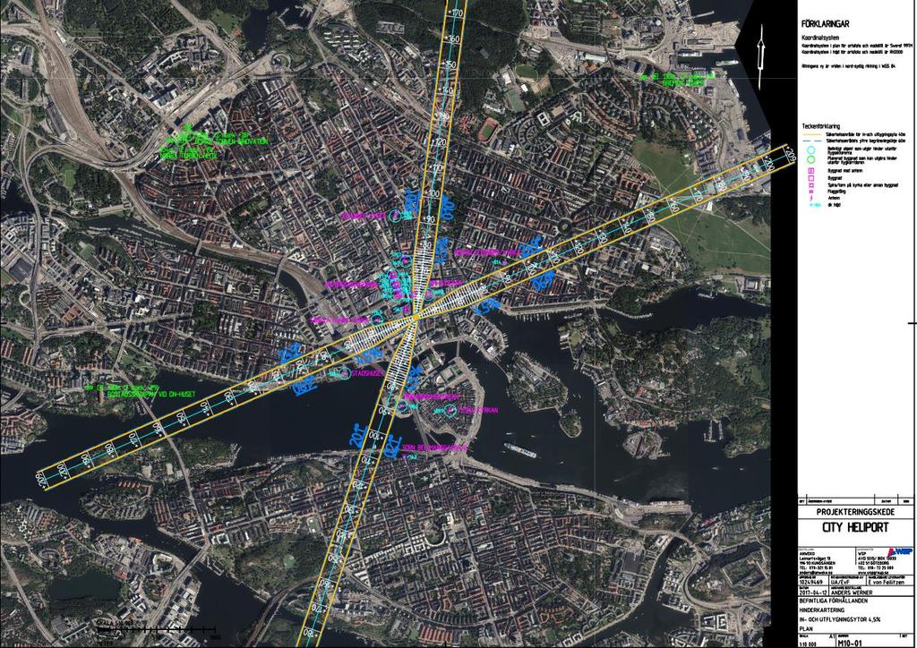 UPPDRAGSNAMN City Heliport, projektering- och Tillståndsfas FÖRFATTARE David Lewin UPPDRAGSNUMMER DATUM 10249469 2017-06-29 Figur 6.